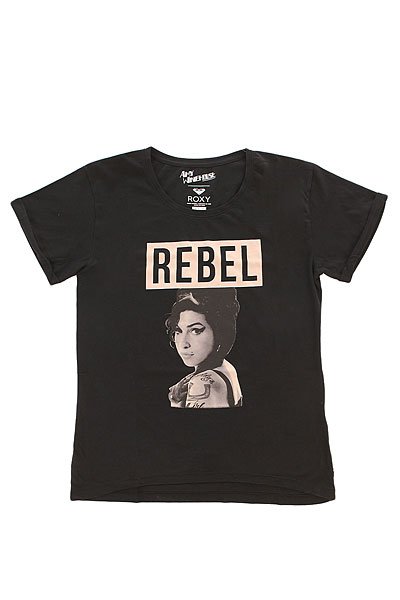 фото Футболка женская Roxy Amy Rebel J Tees Black