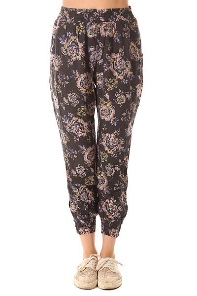 фото Штаны прямые женские Billabong Sun Vibe Black Floral