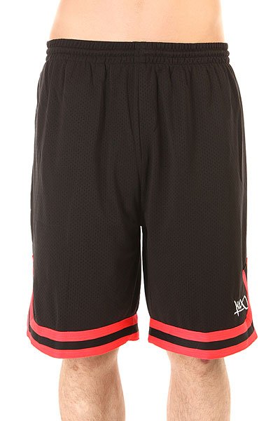 фото Шорты классические K1X Hardwood Big Hole Mesh Double X Shorts Black/Red