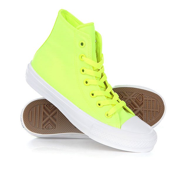 фото Кеды кроссовки высокие Converse Ct All Star II Hi Volt Volt Green