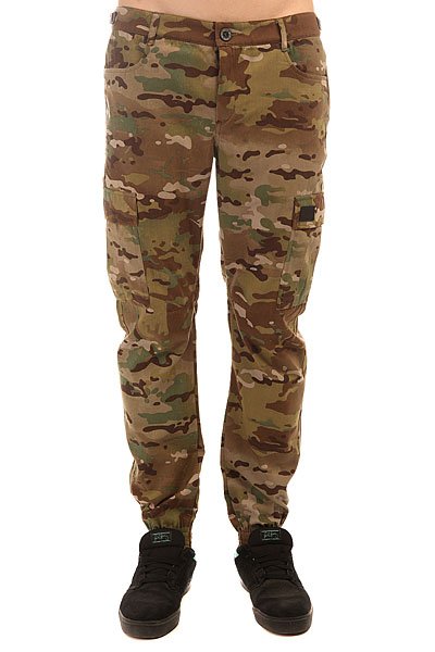 фото Штаны прямые Skills Chino Pockets Strap Street Camo 2