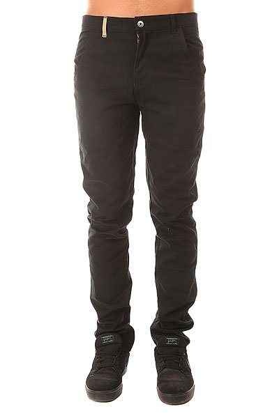 фото Штаны прямые Запорожец Classic Pants Black