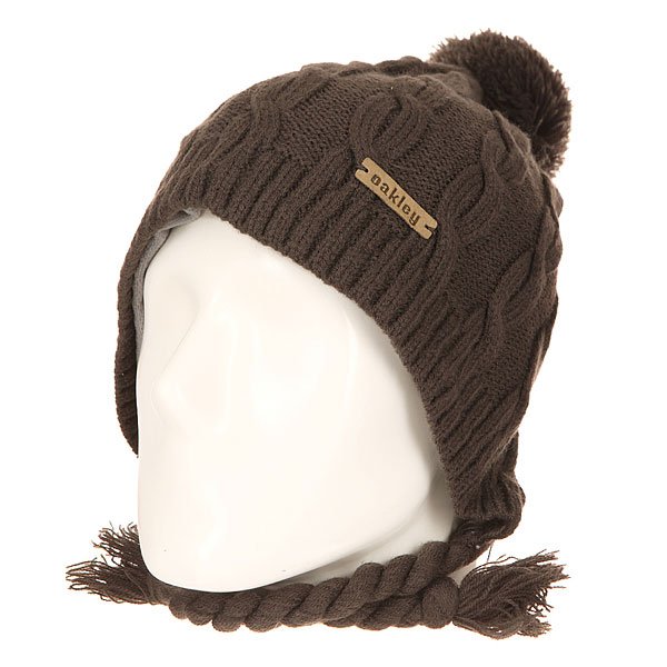 фото Шапка женская Oakley Allee Earflap Beanie Raven