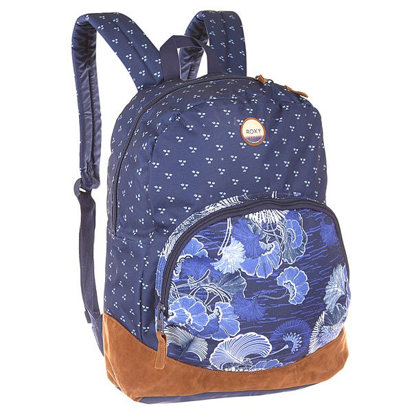 фото Рюкзак городской женский Roxy Fairness Perpetual Flower Blue