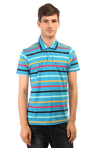 фото Поло Oakley Blue Streak Polo Fluid Blue