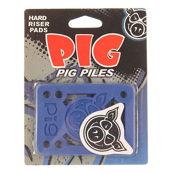 Купить подкладку Pig Piles Riser Blue в интернет-магазине Proskater.ru
