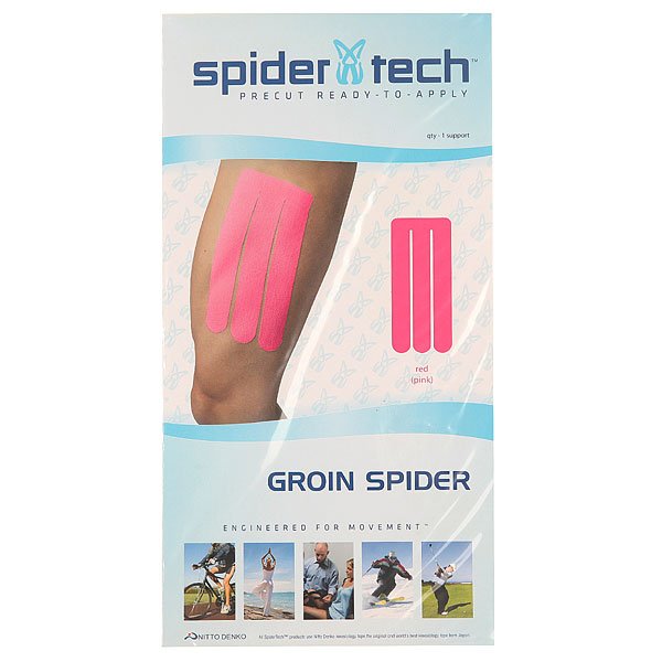 

Лента кинезиологическая SpiderTech Groin Spider Pink