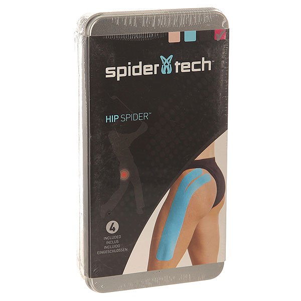 

Лента кинезиологическая SpiderTech Hip 4-pack Tin Pink