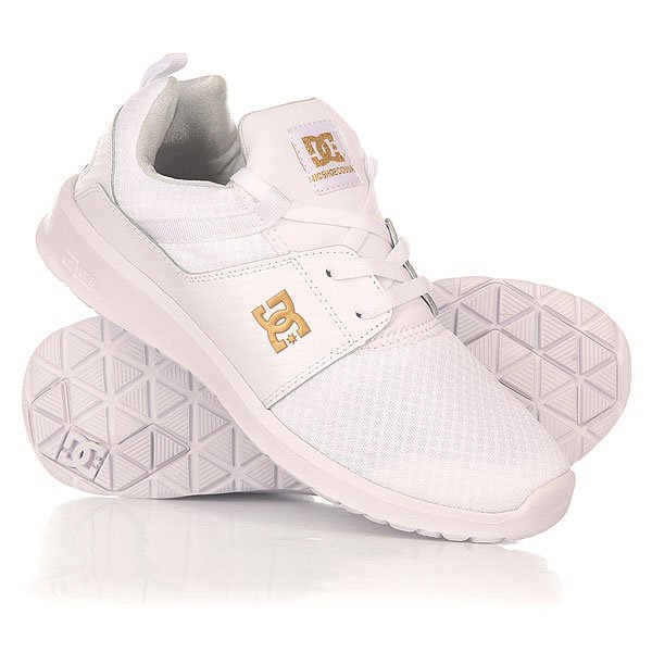 фото Кроссовки женские DC Heathrow Se White/Gold