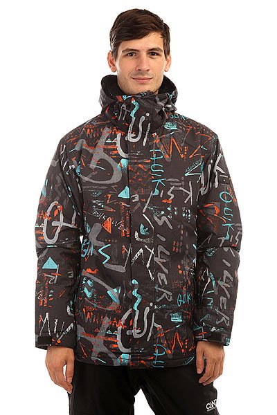 фото Куртка утепленная Quiksilver Mission Print Hieline Blue