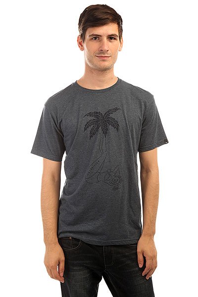 фото Футболка Quiksilver Heatherewetpalm Dark Denim Heather