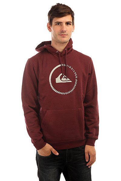 фото Толстовка кенгуру Quiksilver Big Logo Hood Port Royale