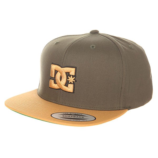 фото Бейсболка с прямым козырьком DC Shoes Snappy Hats Dark Olive