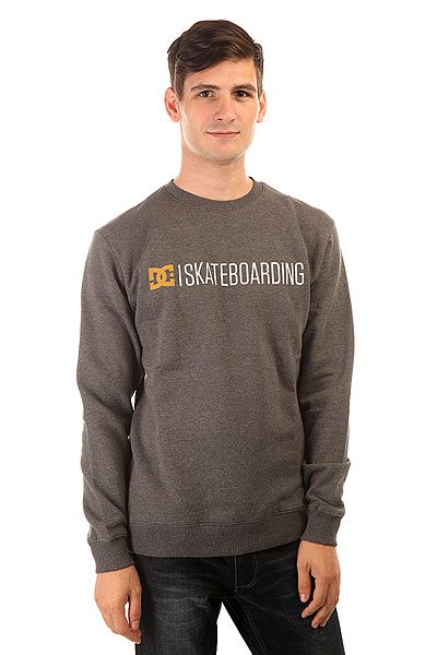 фото Толстовка классическая DC Minimal Heather Charcoal