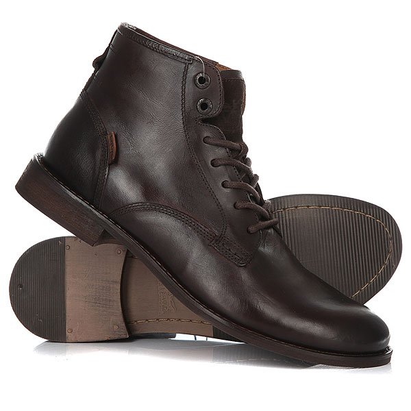 фото Ботинки высокие Levis Baldwin Derby Lace Dark Brown