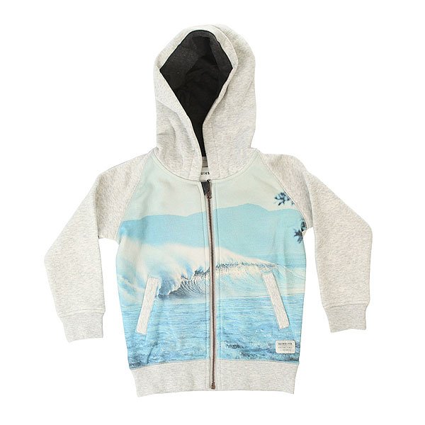 фото Толстовка классическая детская Quiksilver Phtosprintzboy Light Grey Heather