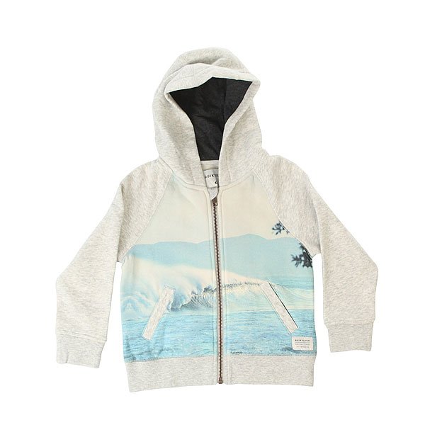 фото Толстовка классическая детская Quiksilver Photoprintzbaby Light Grey Heather