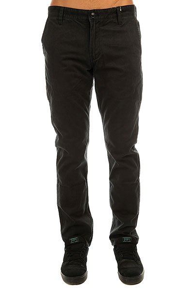 фото Штаны прямые Quiksilver Everyday Chino Black