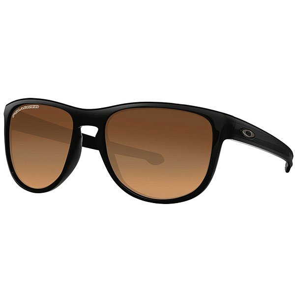 Oakley sliver matte black polarized on sale