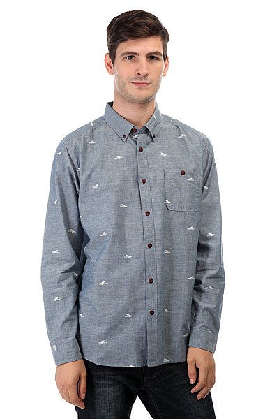 фото Рубашка Quiksilver Post Haste Ensign Blue