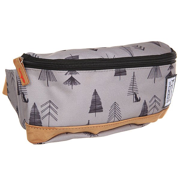 фото Сумка поясная The Pack Society Bum Bag Grey Tree Allover