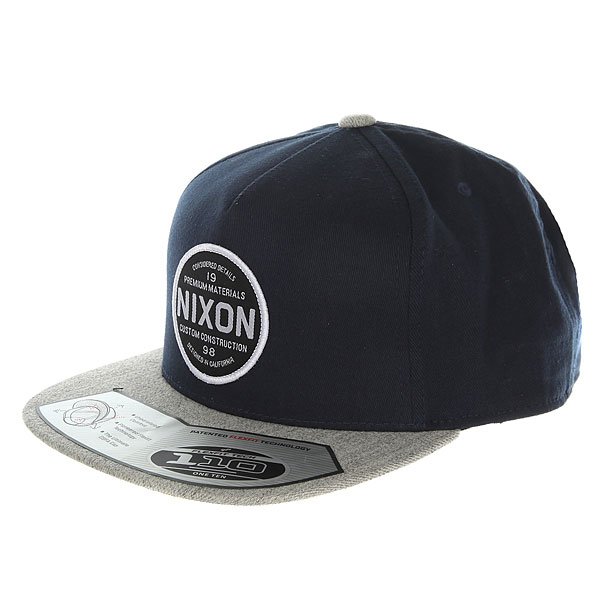 фото Бейсболка с прямым козырьком Nixon Lazaro 110 Snapback Hat Navy