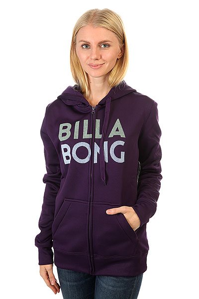 фото Толстовка классическая женская Billabong Granite Zip Hoodie Black Cherry