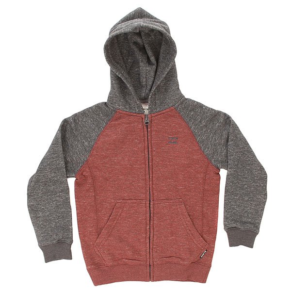 фото Толстовка классическая детская Billabong Zip Hood Rust