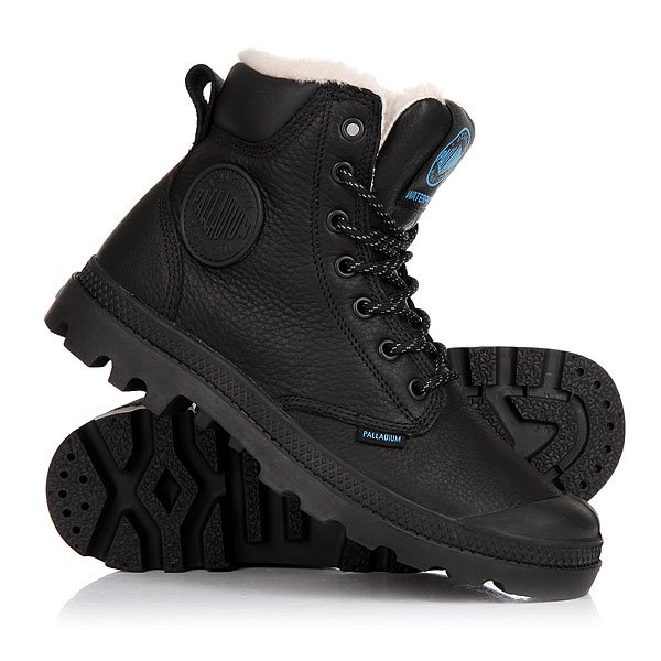 фото Ботинки зимние Palladium Pampa Sport Cuff Wps W Black