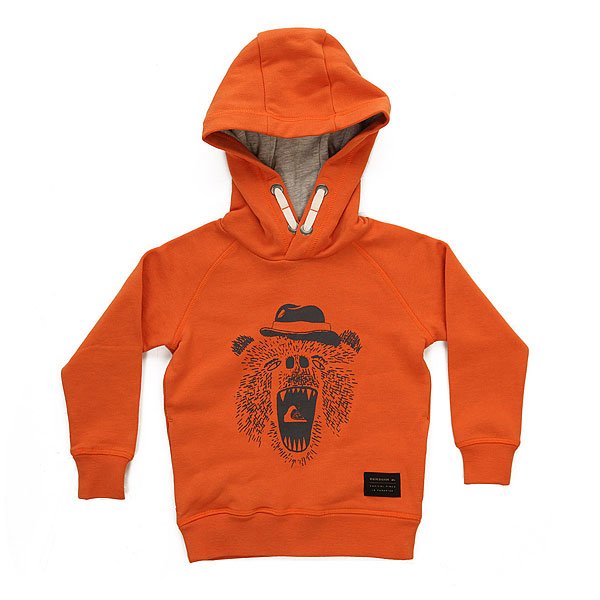 фото Толстовка классическая детская Quiksilver Miamiam Hood Apricot Orange