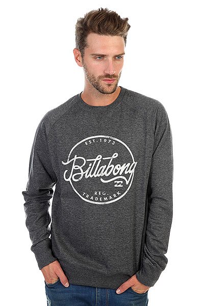 фото Толстовка свитшот Billabong Sloop Dark Grey Heath