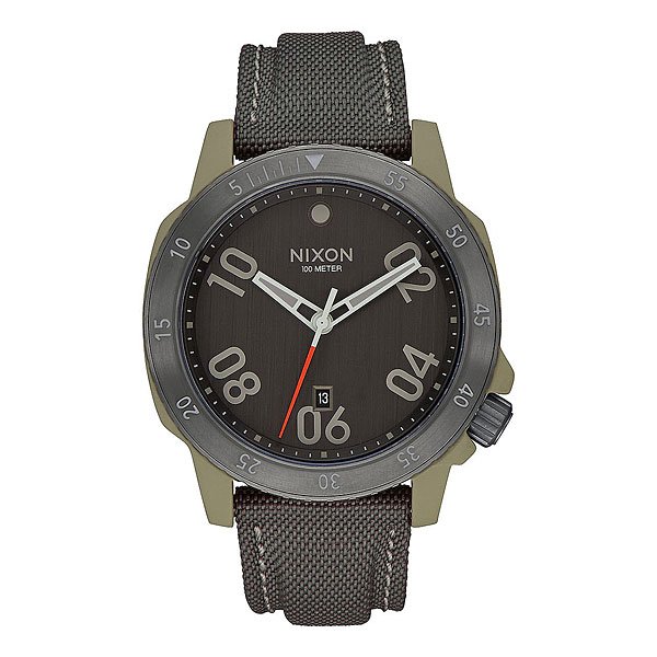 фото Электронные часы Nixon Ranger Nylon Sage Gunmetal