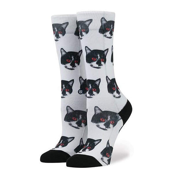 фото Носки средние женские Stance Zombie Cat White