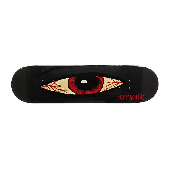 фото Дека для скейтборда для скейтборда Toy Machine Sect Eye Bloodshot Black 31.5 x 8.0 (20.3 см)