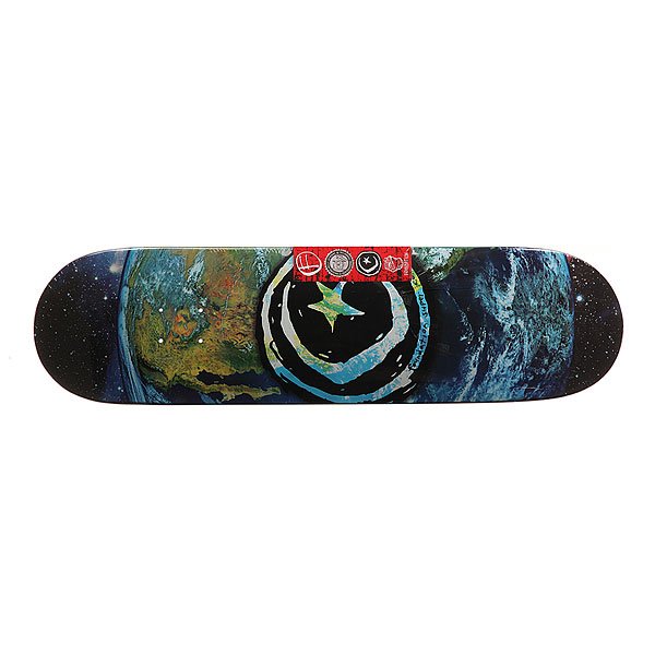 фото Дека для скейтборда для скейтборда Foundation Star &amp; Moon Earth 31.75 x 8.375 (21.3 см)