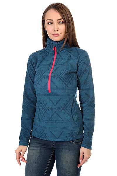 фото Толстовка кенгуру женская Roxy Cascade Windy Road Layers Le