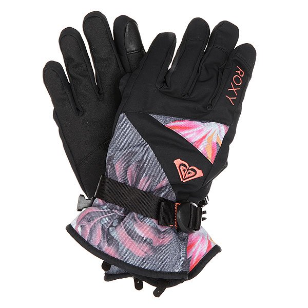фото Перчатки сноубордические женские Roxy Jetty Gloves Hawaiian Tropik Para