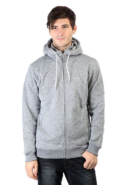 фото Толстовка классическая Quiksilver Kellerzip Light Grey Heather