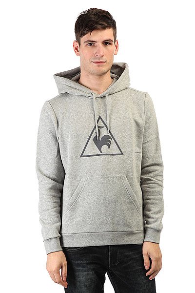 фото Толстовка кенгуру Le Coq Sportif Affutage Po Hood Brushed Light Heather