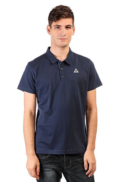 фото Поло Le Coq Sportif Geo Jacquard Dress Blues