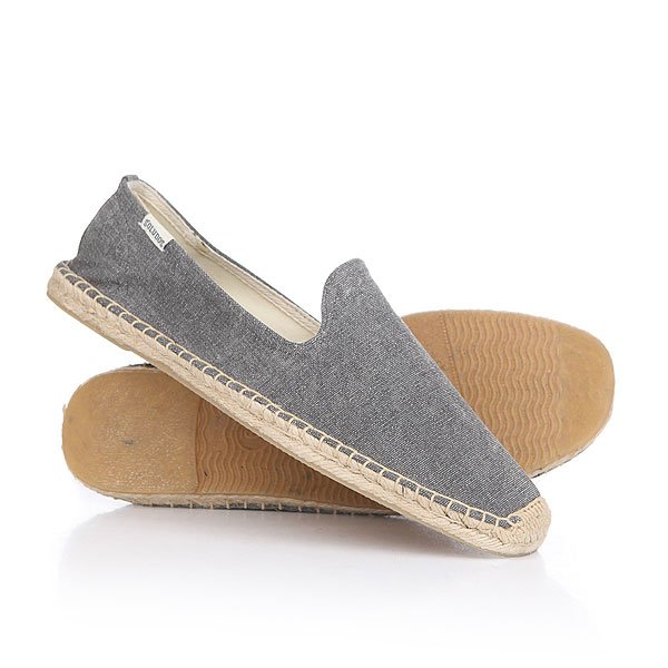 фото Эспадрильи Soludos Smoking Slipper Dark Gray