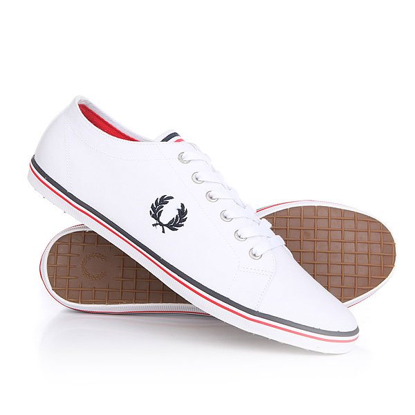 фото Кеды кроссовки низкие Fred Perry Kingston Twill White