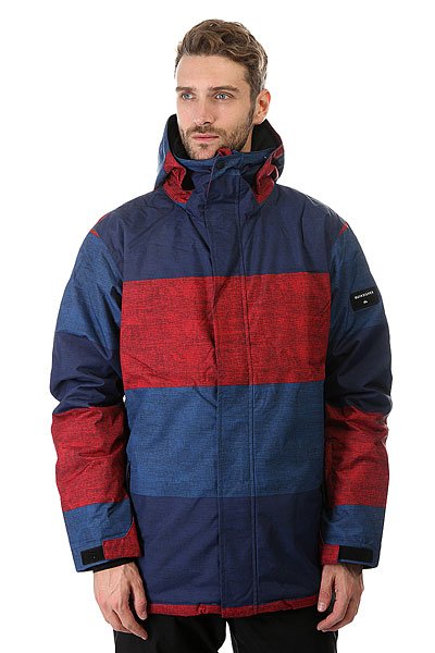 

Quiksilver Mission Print Stripe Racing Red