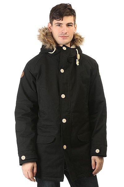 фото Куртка парка Запорожец Ditch Parka Black