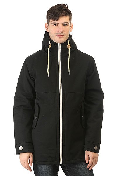 фото Куртка парка Запорожец Retro Zipper Black