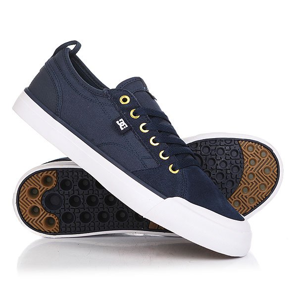 фото Кеды кроссовки низкие DC Evan Smith Navy/Dark Chocolate