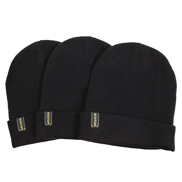 фото Шапка Burton Kactusbunch 3 pack True Black