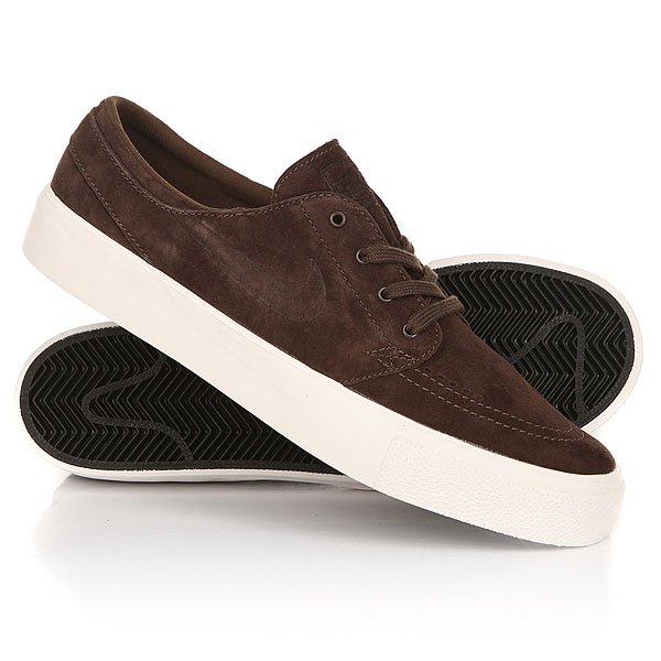 фото Кеды кроссовки низкие Nike Zoom Stefan Janoski Prem HT Baroque Brown