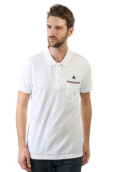 фото Поло Le Coq Sportif Tricolores Pavot Polo Optical White