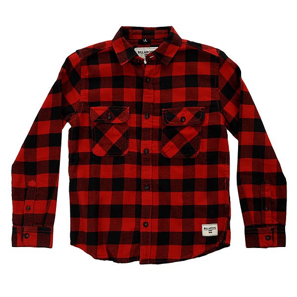 фото Рубашка в клетку детская Billabong All Day Flannel Brick